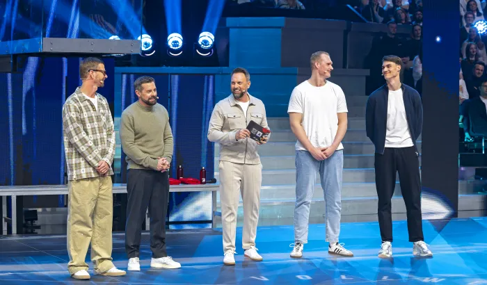 Miro Schluroff und David Späth bei "Joko und Klaas gegen ProSieben". - Foto: Nadine Vaders