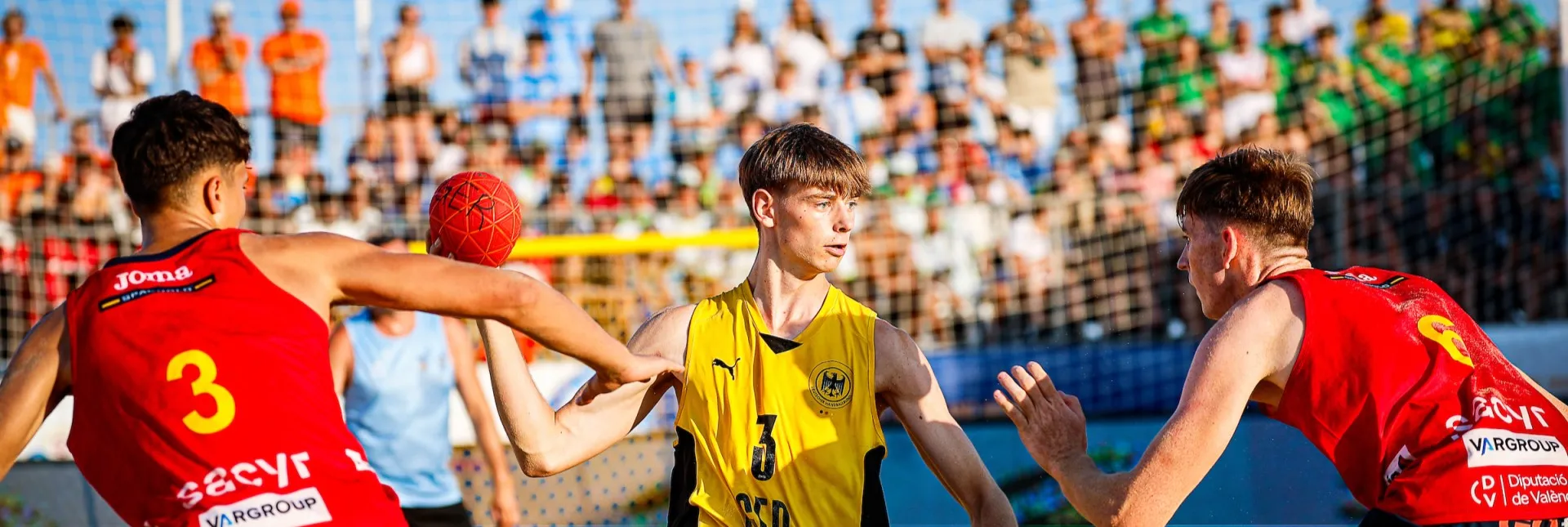 Titelbild mU16 Beachhandball Nationalmannschaft